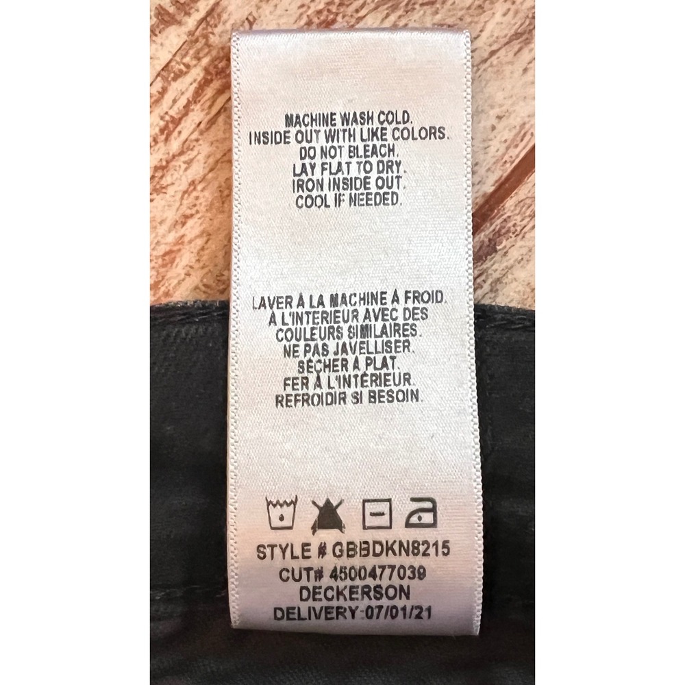Joe's Jeans Black Skinny Jeans Women's 29 Mid Rise Stretch Dark Wash - Picture 5 of 9